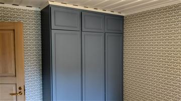 Sovrum efter målning